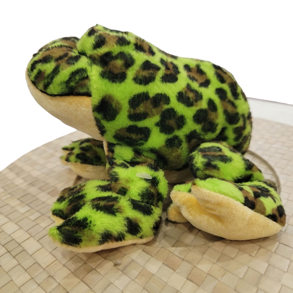 Ganz Webkinz Bullfrog (HM114) Plush Stuffed Toy Animal Spotted Green Yel… - Picture 5 of 17
